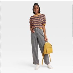 Universal thread puff sleeve sweater